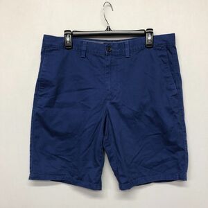 Banana Republic Men Aiden Shorts Flat Front Chino Size 34 Blue M137 -5
